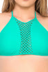 Luli Fama Let's Be Mermaids Crochet Loops Center Halter Top